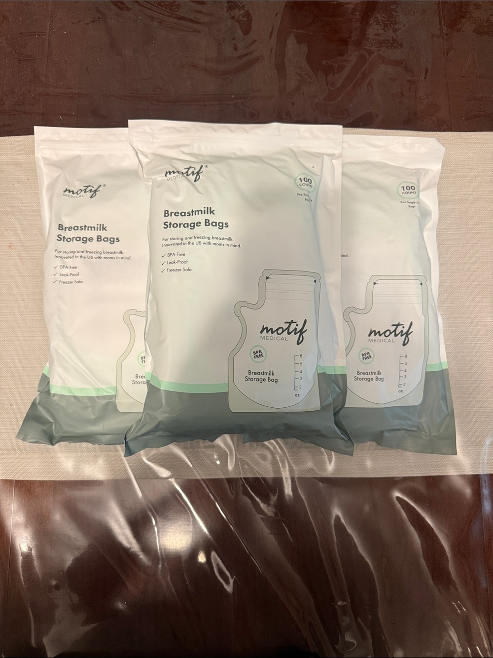 300 motif Medical Breastmilk Storage Bags